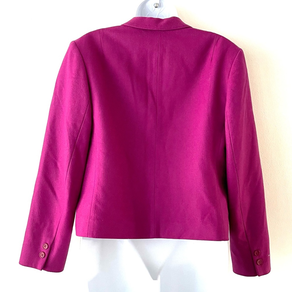 Pendleton Purple Virgin Wool Blazer Medium Petite - image 3
